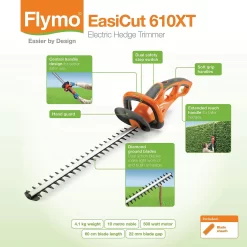 Flymo EasiCut 610XT Hedge Trimmer -Garden Supplies Store 13524810 5224936857421032