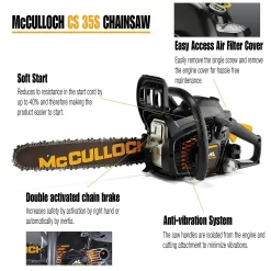McCulloch CS35S Petrol Chainsaw -Garden Supplies Store 13524820 1434936888331379