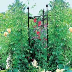 Agriframes Tricorn Decorative Garden Obelisk - Black -Garden Supplies Store 13526279 7534937132647692