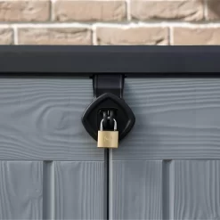 Keter Store It Out Ace Outdoor Garden Storage Shed 1200L - Grey / Graphite -Garden Supplies Store 13531577 2124925770796016