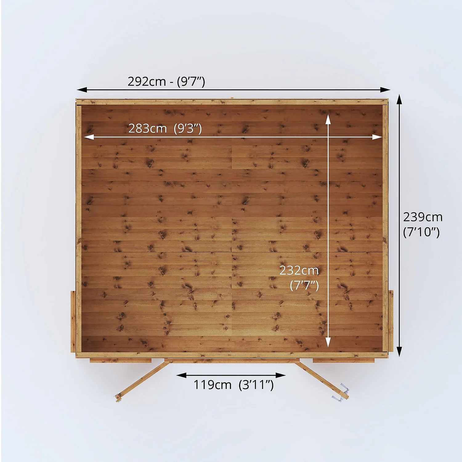Country Living Premium Langham 10ft X 8ft Curved Roof Summerhouse Painted + Installation - Thorpe Towers Grey 7 Country Living Premium Langham 10ft X 8ft Curved Roof Summerhouse Painted + Installation - Thorpe Towers Grey - Image 7