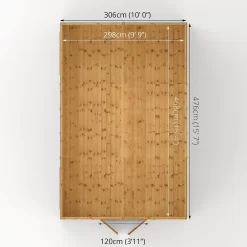 Mercia 16ft X 10ft Premium Shiplap Modular Workshop Shed -Garden Supplies Store 13555762 1724949335709400