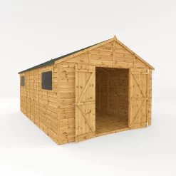 Mercia 16ft X 10ft Premium Shiplap Modular Workshop Shed -Garden Supplies Store 13555762 7354949335832166