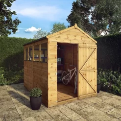 Mercia 8ft X 6ft Premium Shiplap Apex Shed -Garden Supplies Store 13555773 1414949337377760
