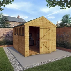 Mercia 10ft X 8ft Premium Shiplap Apex Shed - Including Installation -Garden Supplies Store 13555791 7124949338894005