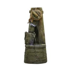 Stylish Fountain Enchanted Well Water Feature With LEDs