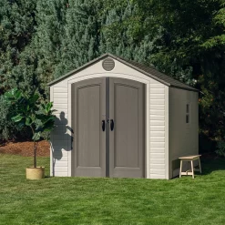 Lifetime 8x 12.5ft Plastic Outdoor Storage Shed - Installation Included -Garden Supplies Store 13911313 1514978028152920