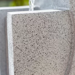 Stylish Fountain Kiso Column Garden Water Feature With LEDs -Garden Supplies Store 13947172 2045005844963787