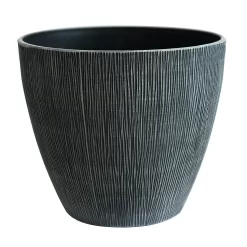 Grey Bark Planter - 23cm