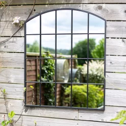 Black Industrial Arch Garden Mirror -Garden Supplies Store 13965926 1535001706479951