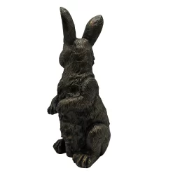 Bronze Look Rabbit Garden Ornament -Garden Supplies Store 13965950 8445014596830457