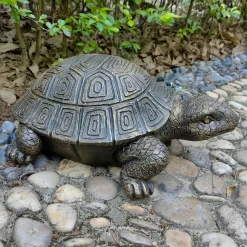 Bronze Look Tortoise Garden Ornament -Garden Supplies Store 13965953 6695014597233924