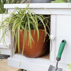 Suva Hammered Pot Copper - 31cm -Garden Supplies Store 13973652 2035011806086988