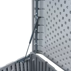 LIFETIME 515L Modern Outdoor Storage Deck Box - Rough-Cut Grey -Garden Supplies Store 13997405 1725000055509940