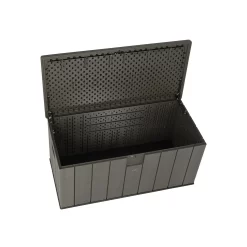 LIFETIME 568L Outdoor Storage Deck Box - Rough-Cut Brown -Garden Supplies Store 13997406 1054999835604588