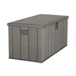 LIFETIME 568L Outdoor Storage Deck Box - Rough-Cut Brown -Garden Supplies Store 13997406 2064999835488896