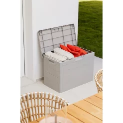 Toomax Garden Storage Box 160L - Warm Grey -Garden Supplies Store 13997480 1085004537305487