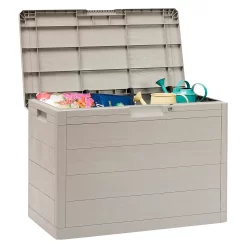 Toomax Garden Storage Box 160L - Warm Grey -Garden Supplies Store 13997480 1115004537171423