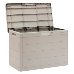 Toomax Garden Storage Box 160L - Warm Grey -Garden Supplies Store 13997480 1205004537146376