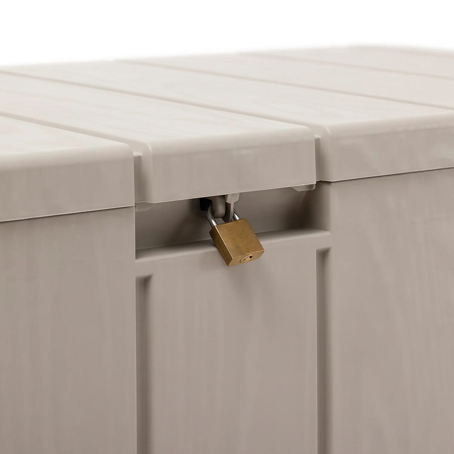 Toomax Bravo Garden Storage Box 270L - Warm Grey 7 Toomax Bravo Garden Storage Box 270L - Warm Grey - Image 7