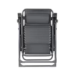 Grey Reclining Sun Lounger -Garden Supplies Store 14005765 1005018249565705