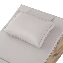 Natural Folding Rattan Sun Lounger -Garden Supplies Store 14005776 1825022649731666