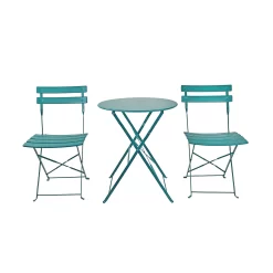 Millie Metal Bistro Set - Green 12 Millie Metal Bistro Set - Green -Garden Supplies Store 14005782 6135018249521962