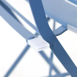 Millie Metal Bistro Set - Blue -Garden Supplies Store 14005783 1845018249892762