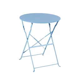 Millie Metal Bistro Set - Blue -Garden Supplies Store 14005783 1995022384428895