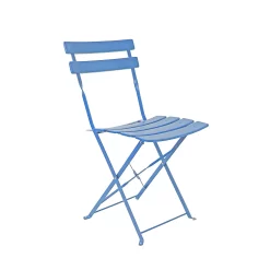 Millie Metal Bistro Set - Blue -Garden Supplies Store 14005783 3895018249938476