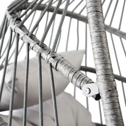 Grey Single Garden Hanging Chair -Garden Supplies Store 14005785 1125036152260456