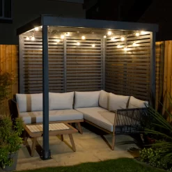 Forest Garden Modular Pergola With 2 Side Panel Packs -Garden Supplies Store 14013375 2055004289067262