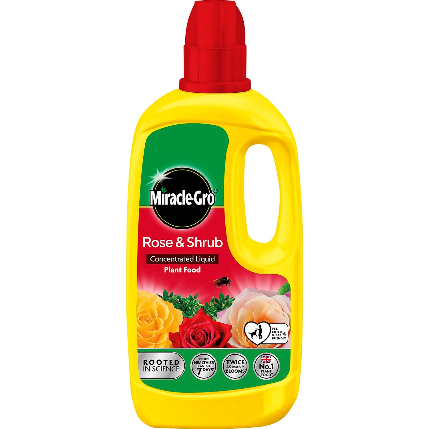 Miracle-Gro Rose & Shrub Concentrated Liquid Plant Food 800ml 1 Miracle-Gro Rose & Shrub Concentrated Liquid Plant Food 800ml