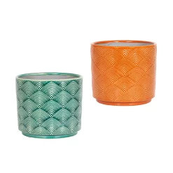 Art Deco Indoor Plant Pot - 12cm