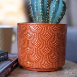 Art Deco Indoor Plant Pot - 12cm -Garden Supplies Store 14197411 7935024191007412