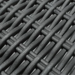 Keter California 2 Seater Outdoor Balcony Garden Furniture Set - Graphite With Grey Cushions -Garden Supplies Store 14539588 5795041802251539